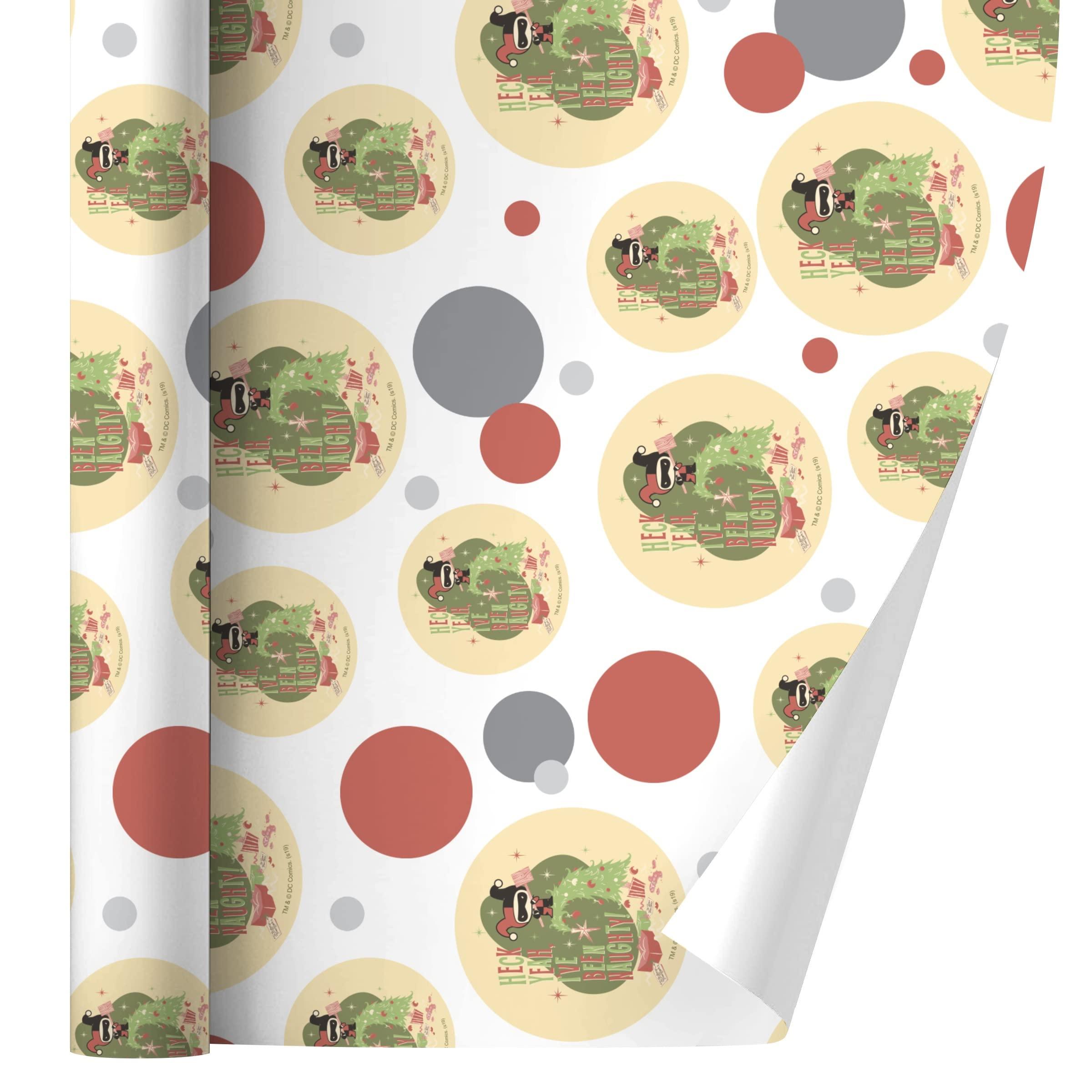 GRAPHICS & MORE GRAPHICS & MORE Harley Quinn I've Been Naughty! Gift Wrap Wrapping Paper Roll