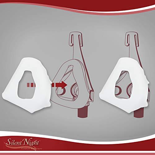 SILENT NIGHT COMFORT SEAL LINERS Silent Night Full Face Cpap Mask Liners - Reduce Noisy Air Leaks and Painful Blisters - Cpap Supplies and Accessories - Large