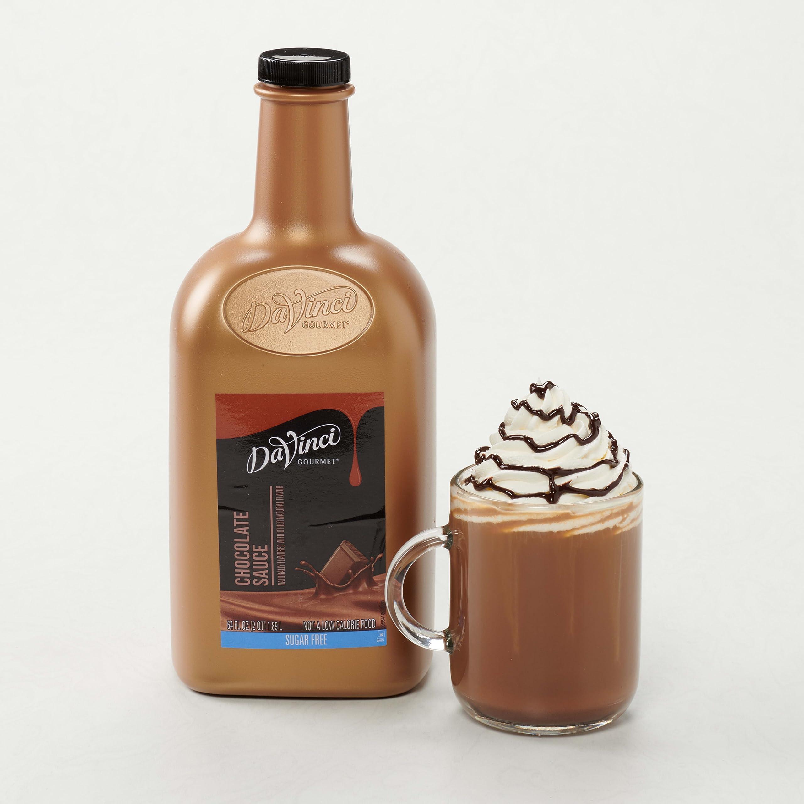 DaVinci Gourmet DaVinci Gourmet Sugar Free Chocolate Sauce, 64 Fluid Ounce (Pack of 1)