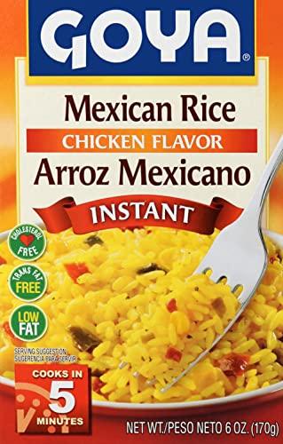 Goya Goya Foods Instant Mexican Rice, Chicken Flavor, 6 Ounce (Pack of 24)