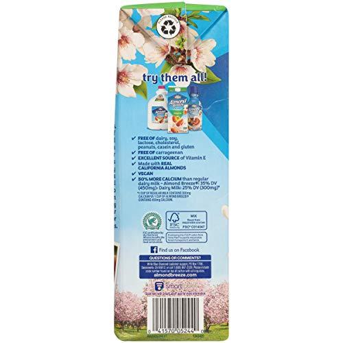 Blue Diamond Almonds Almond Breeze Dairy Free Almondmilk, Original, 64 Ounce (Pack of 8)