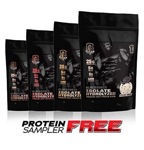 THE HULK LAB THE HULK LAB Whey Protein Isolate (Cookie & Cream) 5LBS - Isolate Protein Powder, Non-GMO - Free Protein Sampler in Your First Purchase!