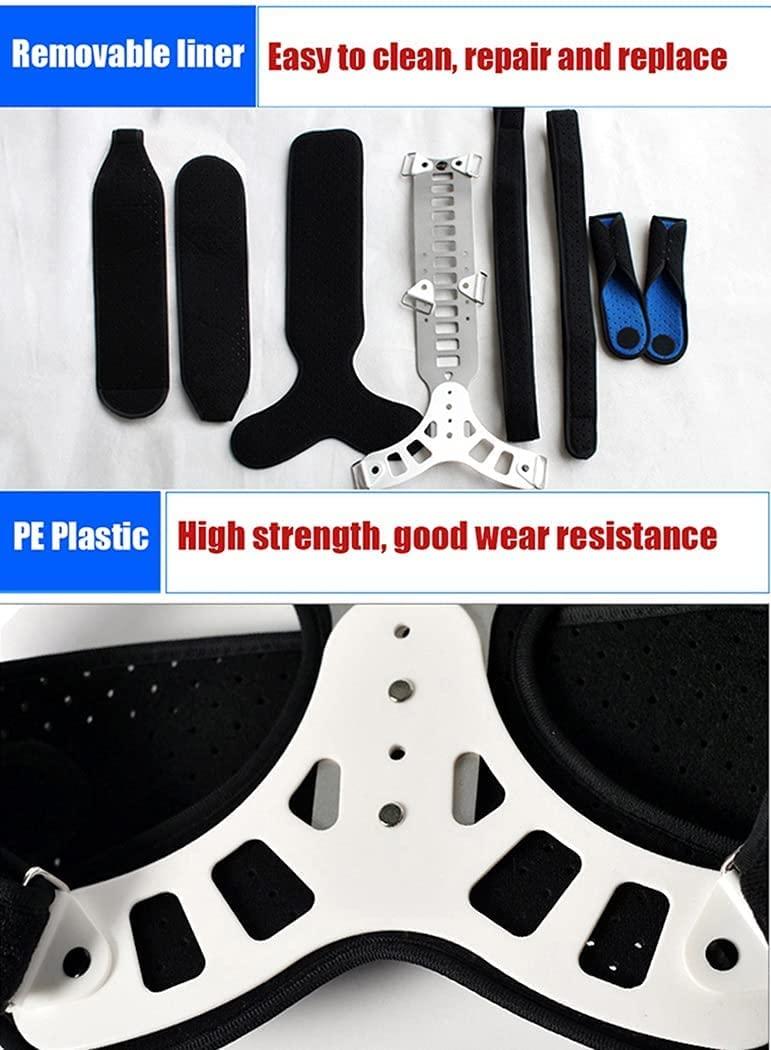 SJHY Posture Corrector Back Brace Metal Back Lumbar Support for Adults Men Women Lumbar Shoulder Posture Correction Pain Relief Back Posture (Size : Medium)