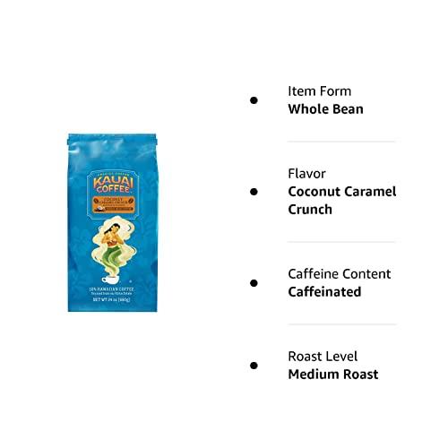 KAUAI COFFEE Kauai Coffee Koloa Estate Medium Roast - Coconut Caramel Crunch, 24 oz Package
