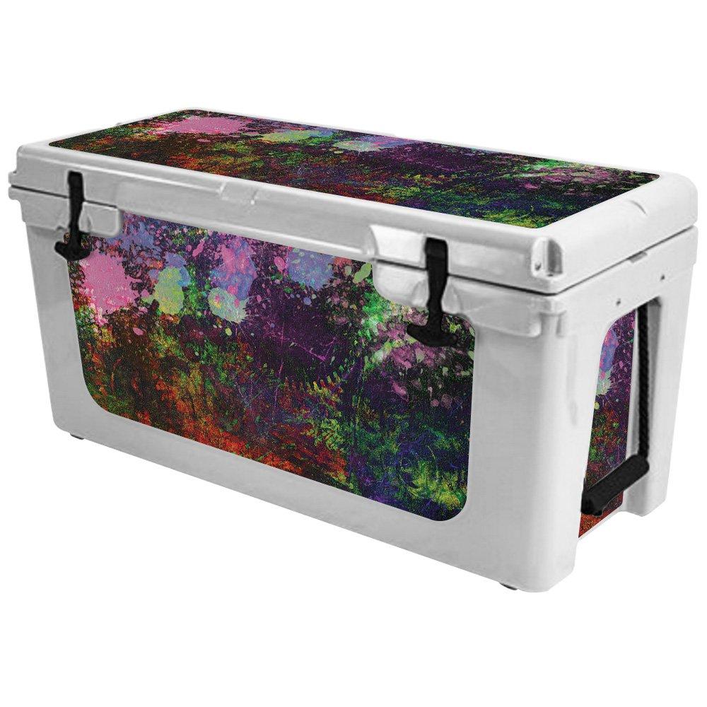 MIGHTY SKINS MightySkins (Cooler Not Included) Skin Compatible with RTIC 65 Cooler (2017 Model) - Paint Drip | Protective, Durable, and Unique Vinyl Decal wrap Cover | Easy to Apply | Made in The USA