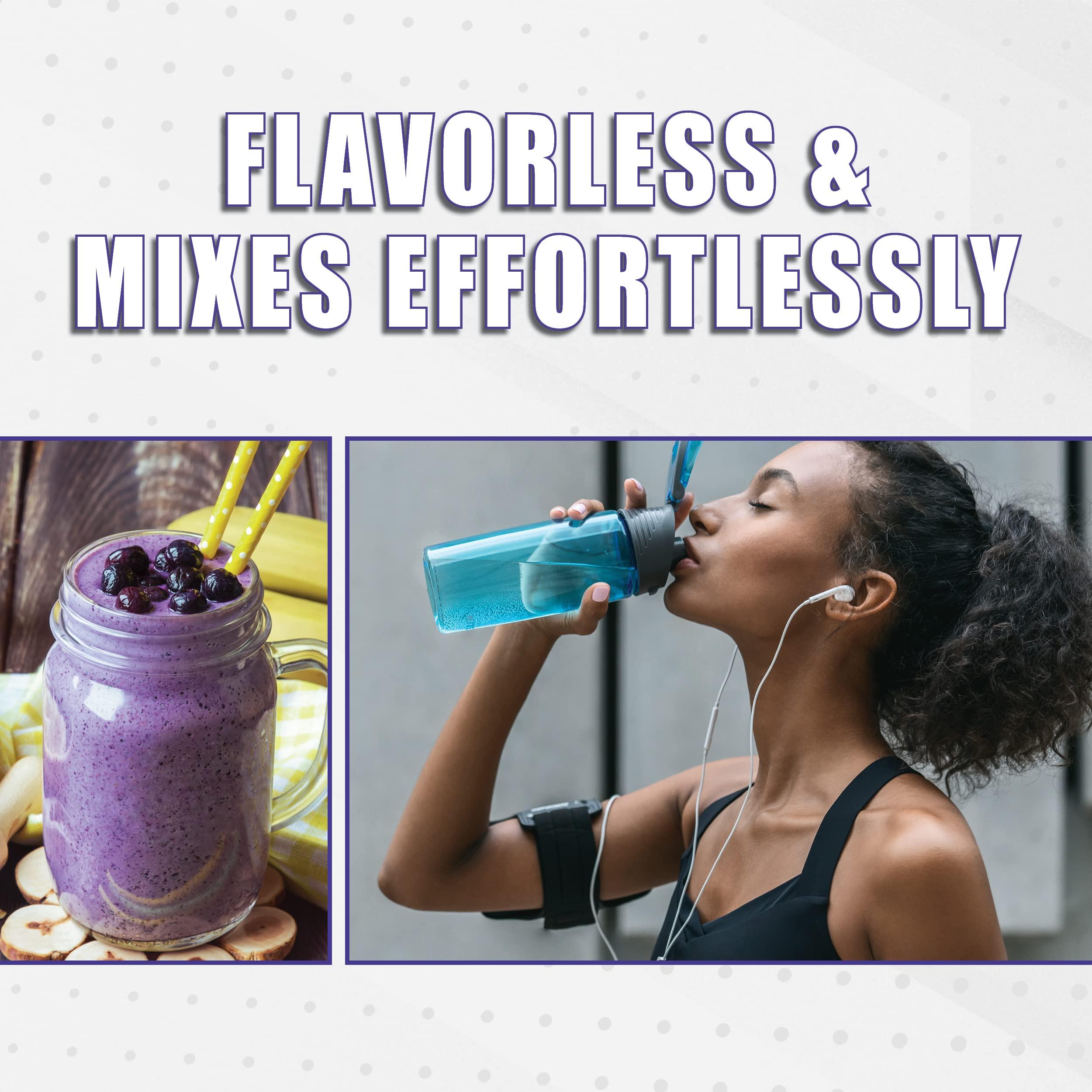 Genepro Gen. 3 The Protein Solution Musclegen Research Genepro Unflavored Protein Powder with Collagen Peptides - Lactose-Free, Gluten-Free Protein Supplement Shake for Hair, Skin and Nails (30 Servings)