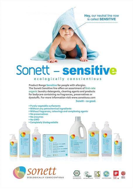 SONETT ECOLOGICALLY CONSCIENTIOUS Sonett Organic Dishwashing Liquid, All Purpose Cleaner Sensitive Skin For People With Allergies 17 Fl.Oz (Pack of 6))