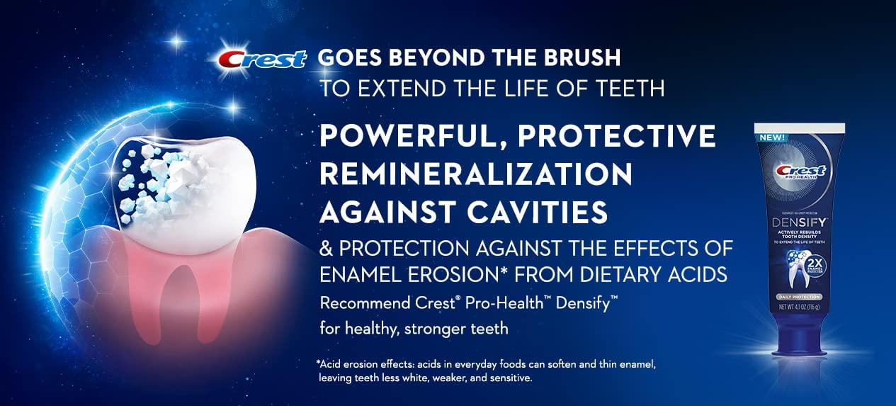 Crest Crest Densify PRO-Health Intensive Clean Toothpaste, Travel Size 0.85 oz (24g) - Pack of 4