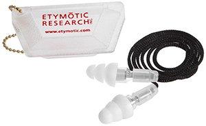 Etymotic Research Etymotic Research ETY•Plugs HD•Safety Earplugs, Standard Fit, Frost Tip, Clamshell