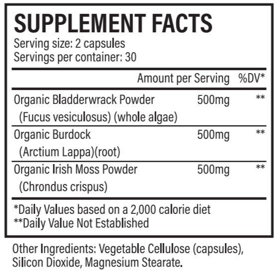 Radar Plus Nutrition Radar Plus Nutrition The Sbb Formula Capsule Nutritional Supplement with 60 Capsules in White