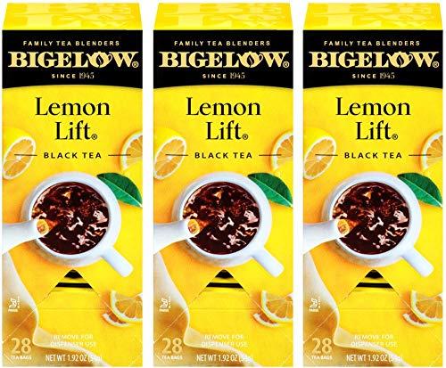 Bigelow Tea Bigelow Lemon Lift Black Tea Bags 28-Count Box (Pack of 3) Lemon Flavored Black Tea Naturally & Artificially Flavored