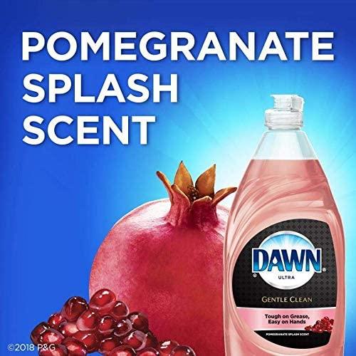 Dawn Dawn Gentle Clean Dishwashing Liquid, Pomegranate & Rose Water