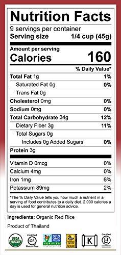 Lotus Foods Lotus Foods Organic Red Rice, slightly nutty flavor, 15 Ounce