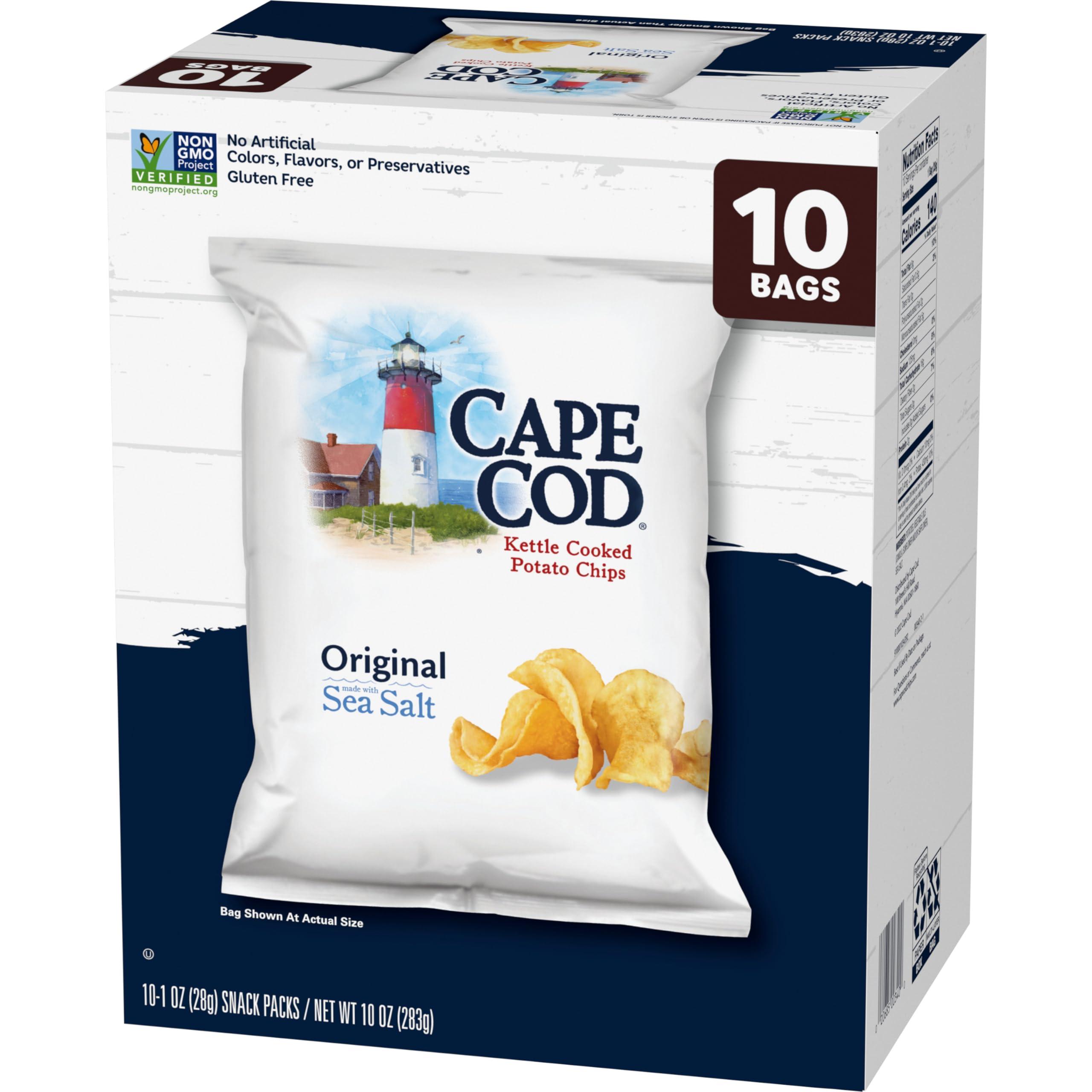 Cape Cod Cape Cod Potato Chips Original, 1 Oz, 10 Ct