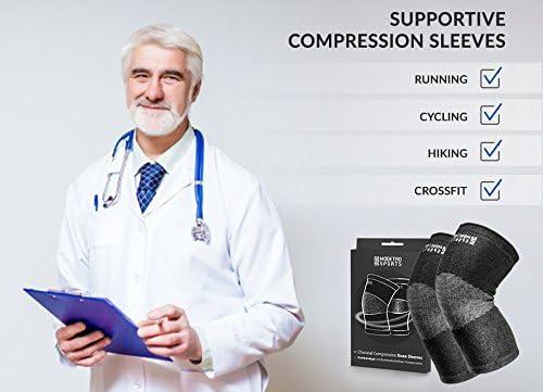 Modetro Sports Modetro Sports Knee Compression Sleeve - Knee Support Compression Sleeve Brace for Men Women - Knee Brace for Runner Weight Lifting Knee Sleeve