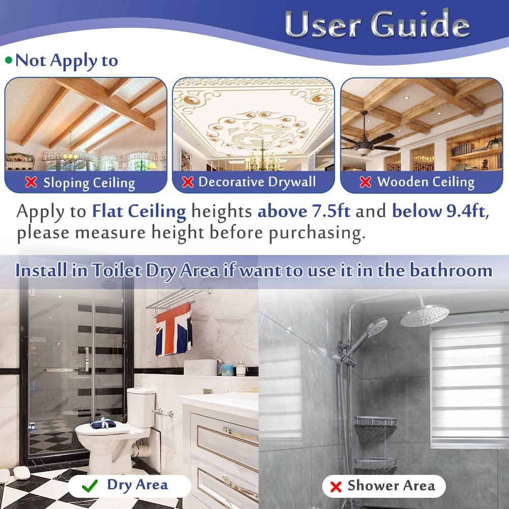 Mybow Transfer Pole Security Grab Bar Floor to Ceiling Bed Pole for Elderly Disabled Standing Aids Toilet Safety Rails Heavy Duty Handle Handicap Medical Freestanding Pole Adjustable Transfer Support Bar