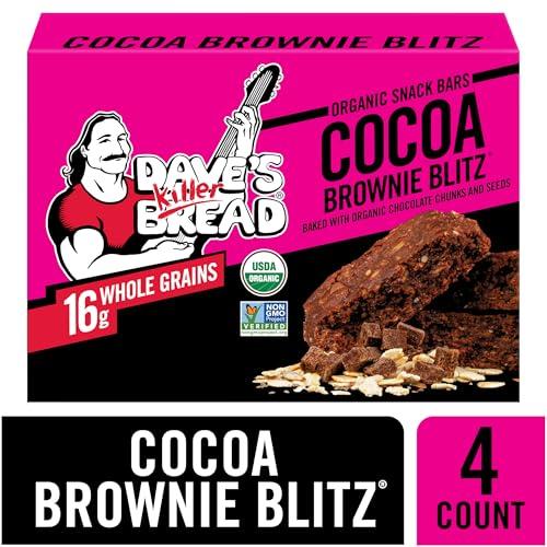 Dave's Killer Bread Dave\'s Killer Bread Cocoa Brownie Blitz Organic Snack Bars, 4 Individually Wrapped Snack Bars