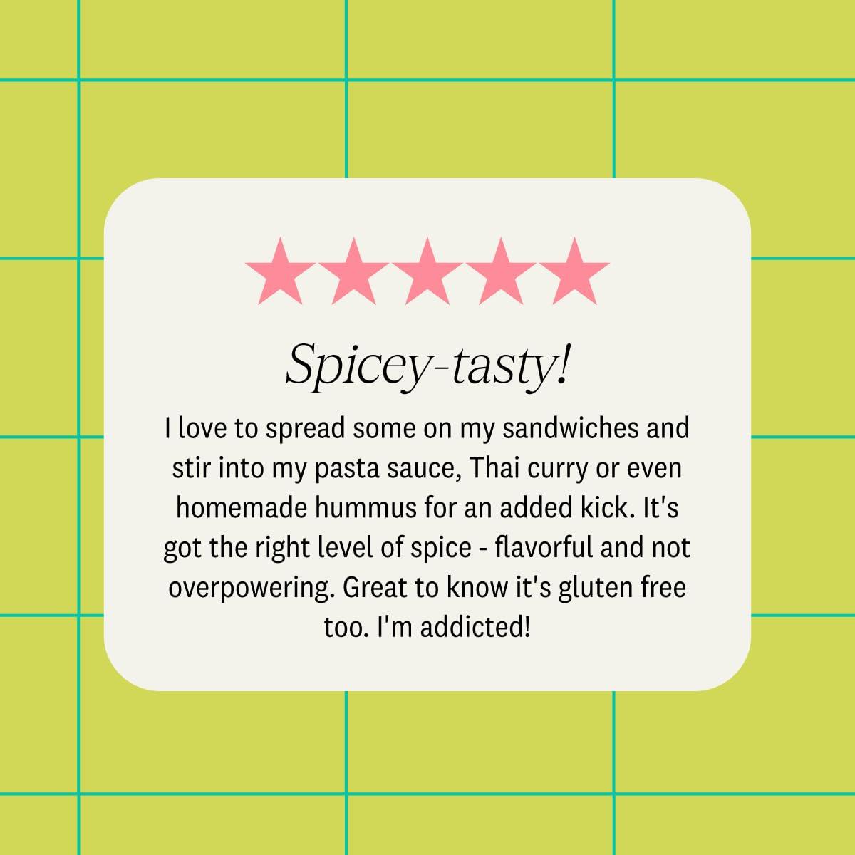 Everiday Foods EVERIDAY Garlic Chili Oil | Spicy Hot Sauce Alternative Made with Extra Virgin Olive Oil | All-Natural, Gluten-Free, Vegan, Keto, Whole30 Approved | Great for Dipping & Drizzling | 4.2 oz