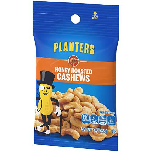 Planters Planters Honey Roasted & Salted Cashews (3oz Bag, Pack of 6)