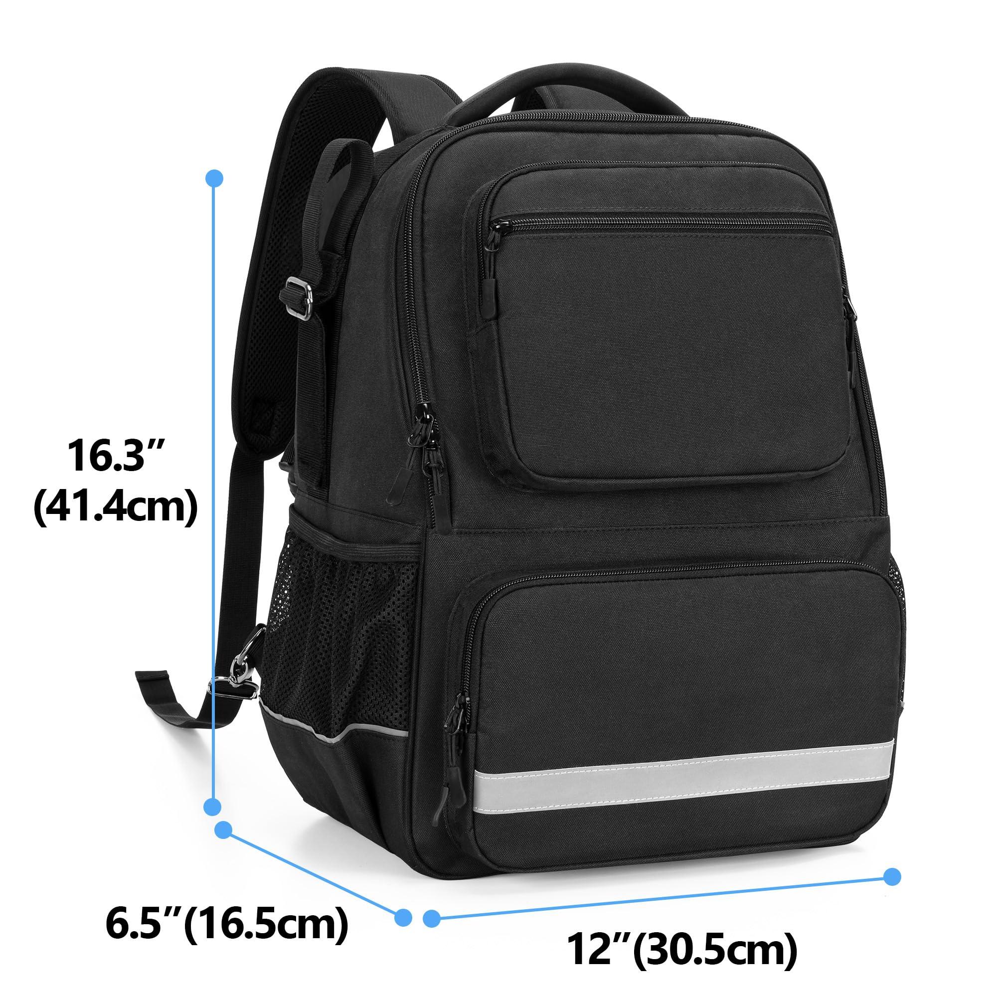 samdew samdew Wheelchair Backpack, Wheelchair Bag for Back of Chair, Wheelchair Bag to Hang on Back with Thermal Insulation Pocket, Electric Wheelchair Accessories Storage for Adults & Seniors, Bag only