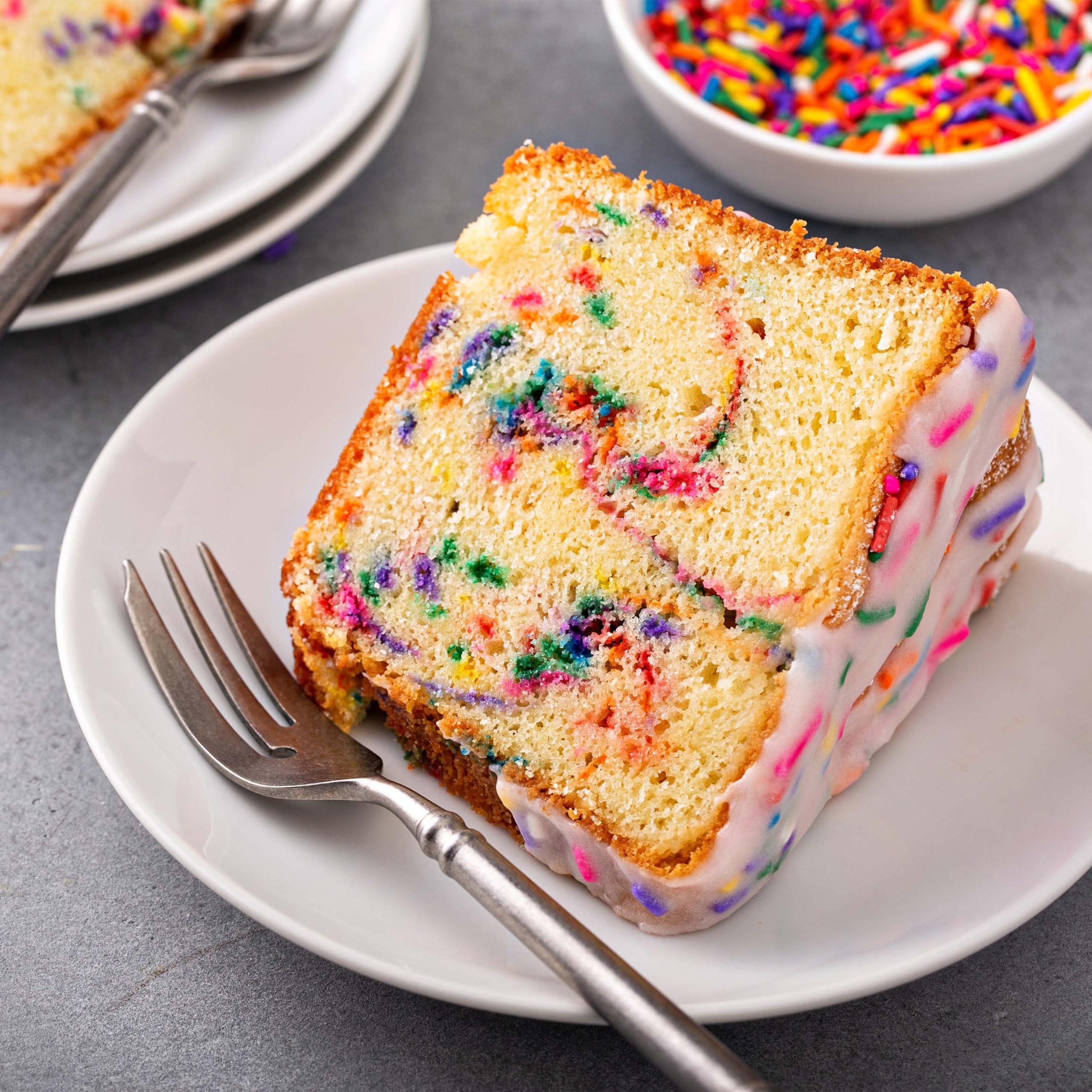 Yupik Yupik Rainbow Sprinkles, 2.2 Lb, Low In Sugar, Cholesterol-Free, Sodium-Free, Kosher, Dessert Topping