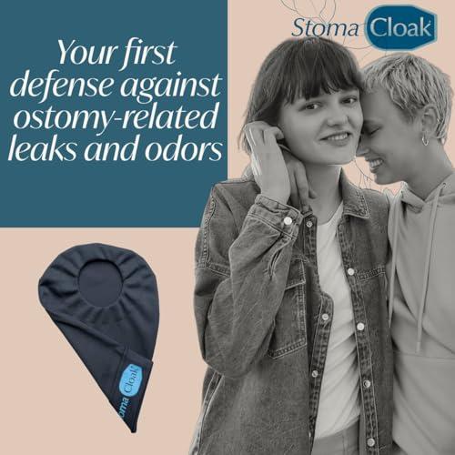 STOMA CLOAK StomaCloak Ostomy Pouch Covers - Odor Reducing, Moisture Wicking, Cool Fabric - Fits All Ostomy Sizes, Discreet Protection for Colostomy, Ileostomy, Urostomy Bags - 3-Pack (Beige, 2.75R)