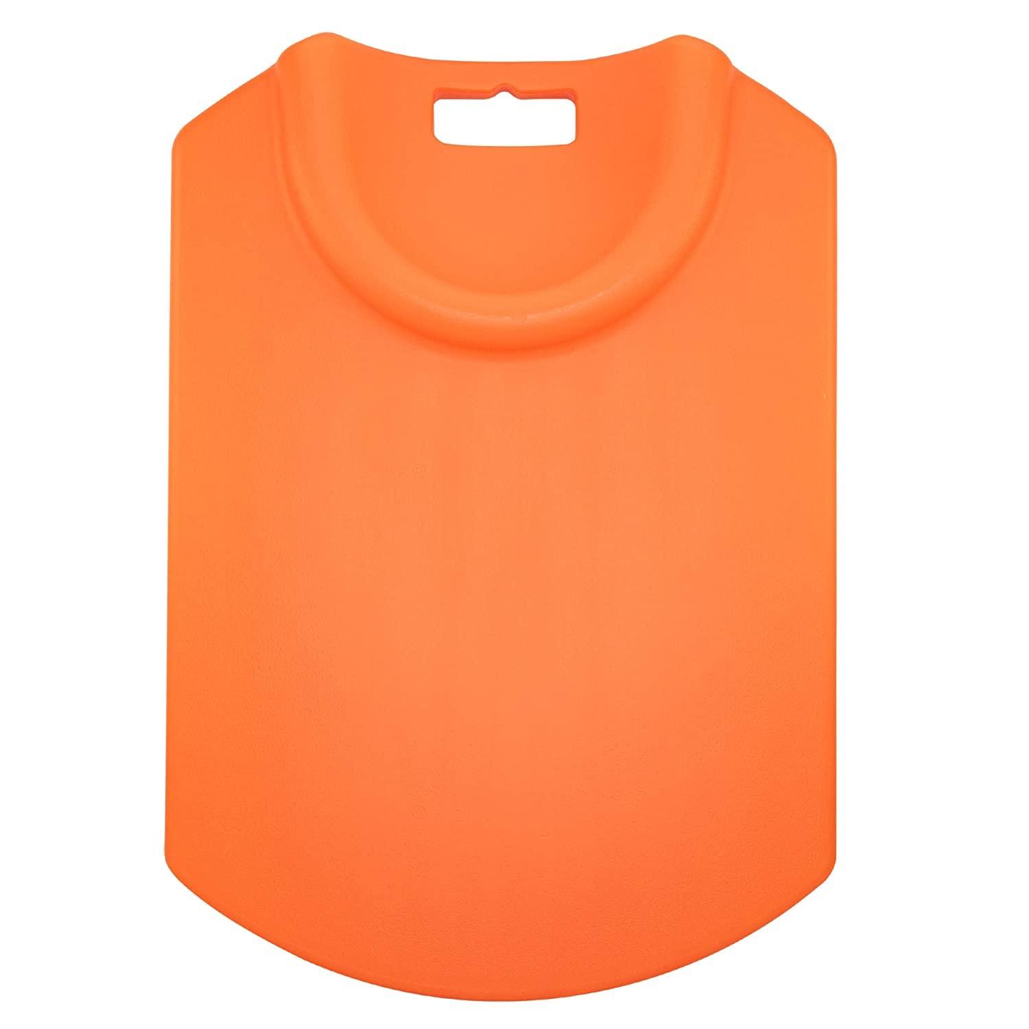 LINE2design LINE2design CPR Rescue Lifesaver Board - EMS Medical First Aid Supplies Cardiac Board - Home Pool CPR Easy Patient Lifting Portable Lightweight Recessed Handle Lifesaver CPR Board - Orange