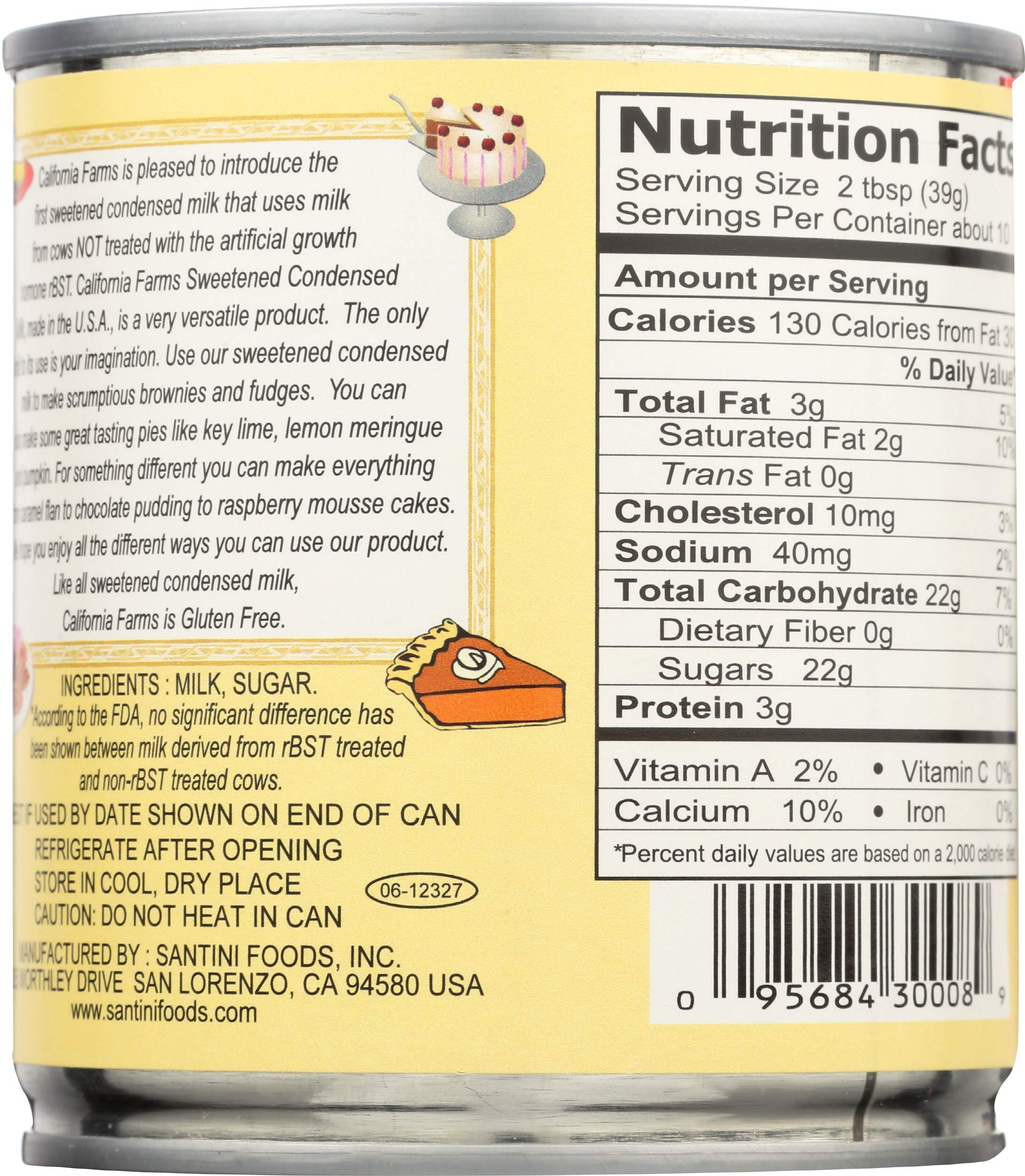 California Farms California Farms Sweetened Condensed Milk - Case of 24 - 14 Fl oz.