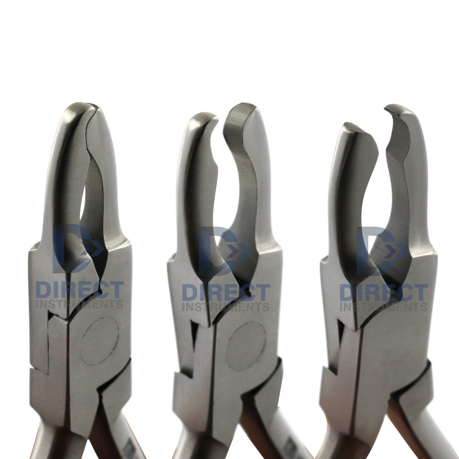 Direct Instruments Dental Crown Contouring Plier 13.5cm Orthodontic Utility Band Contour Fitting