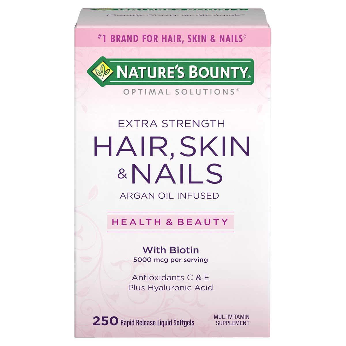 Nature's Bounty Nature\'s Bounty Hair, Skin and Nails, 250 Softgels