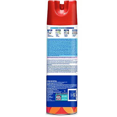 Lysol Lysol Disinfectant Spray, Sanitizing and Antibacterial Spray, For Disinfecting and Deodorizing, Mango & Hibiscus Scent, 19 Fl Oz, (Packaging May Vary)
