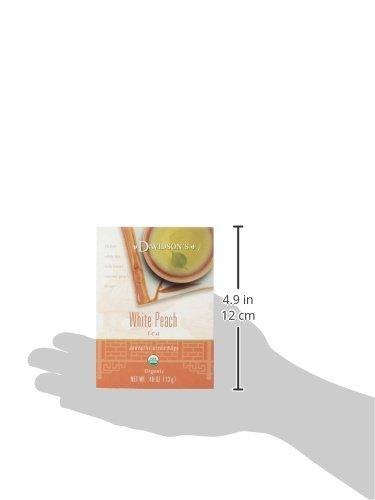 Davidson's Davidson\'s Organics, White Peach, 8-count Tea Bags, Pack of 12