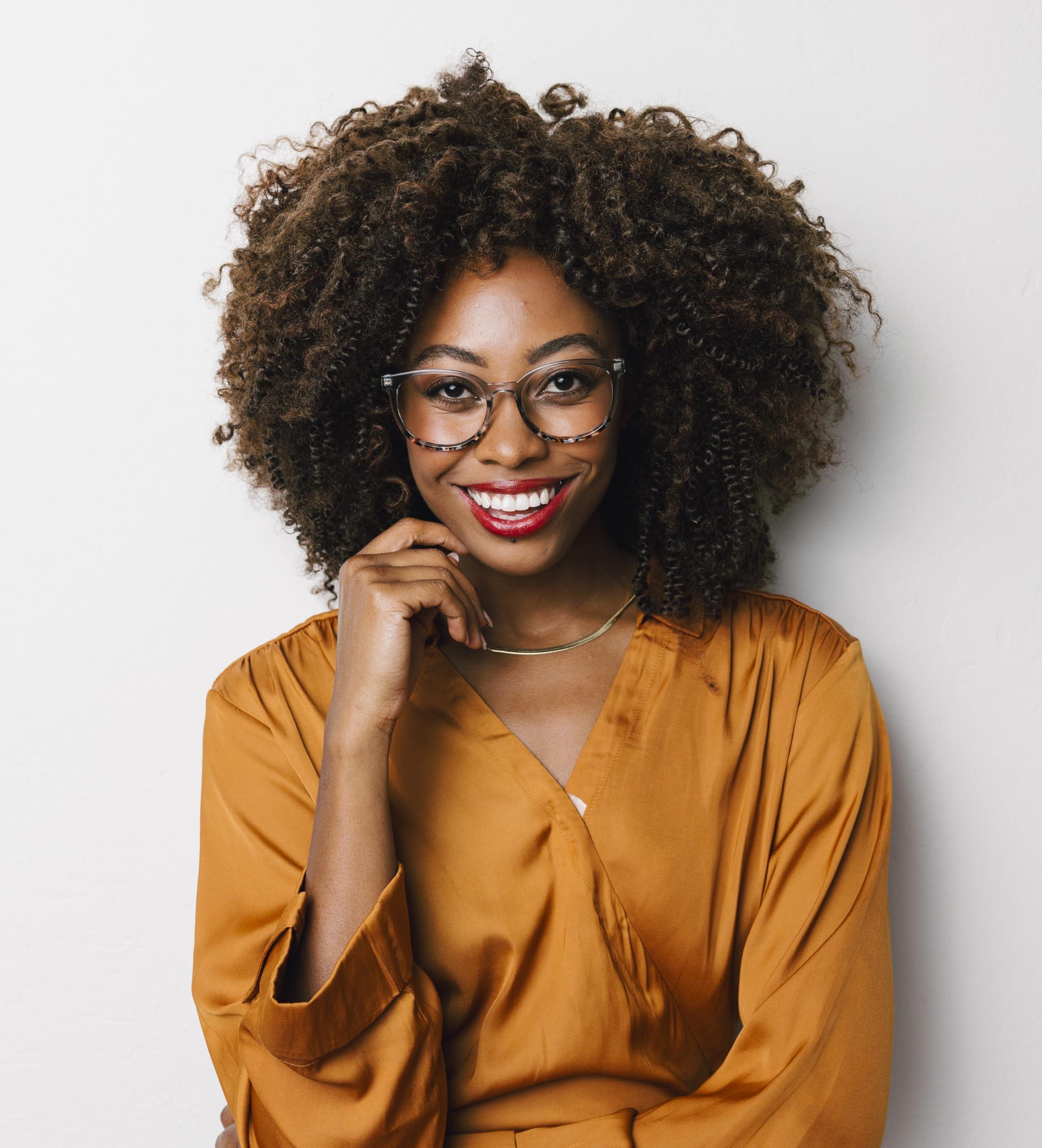Peepers by PeeperSpecs Peepers by PeeperSpecs Oprah\'s Favorite Women\'s That\'s a Wrap Round Blue Light Blocking Reading Glasses - Smoke +2.25