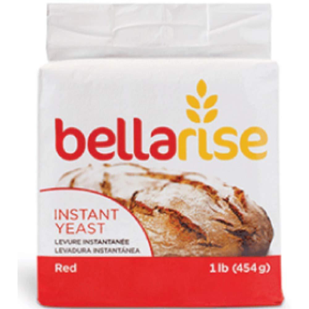 bellarise 10 pack Bellarise (Red) Instant Dry Yeast - 1 LB Fast Acting Instant Yeast for Bread