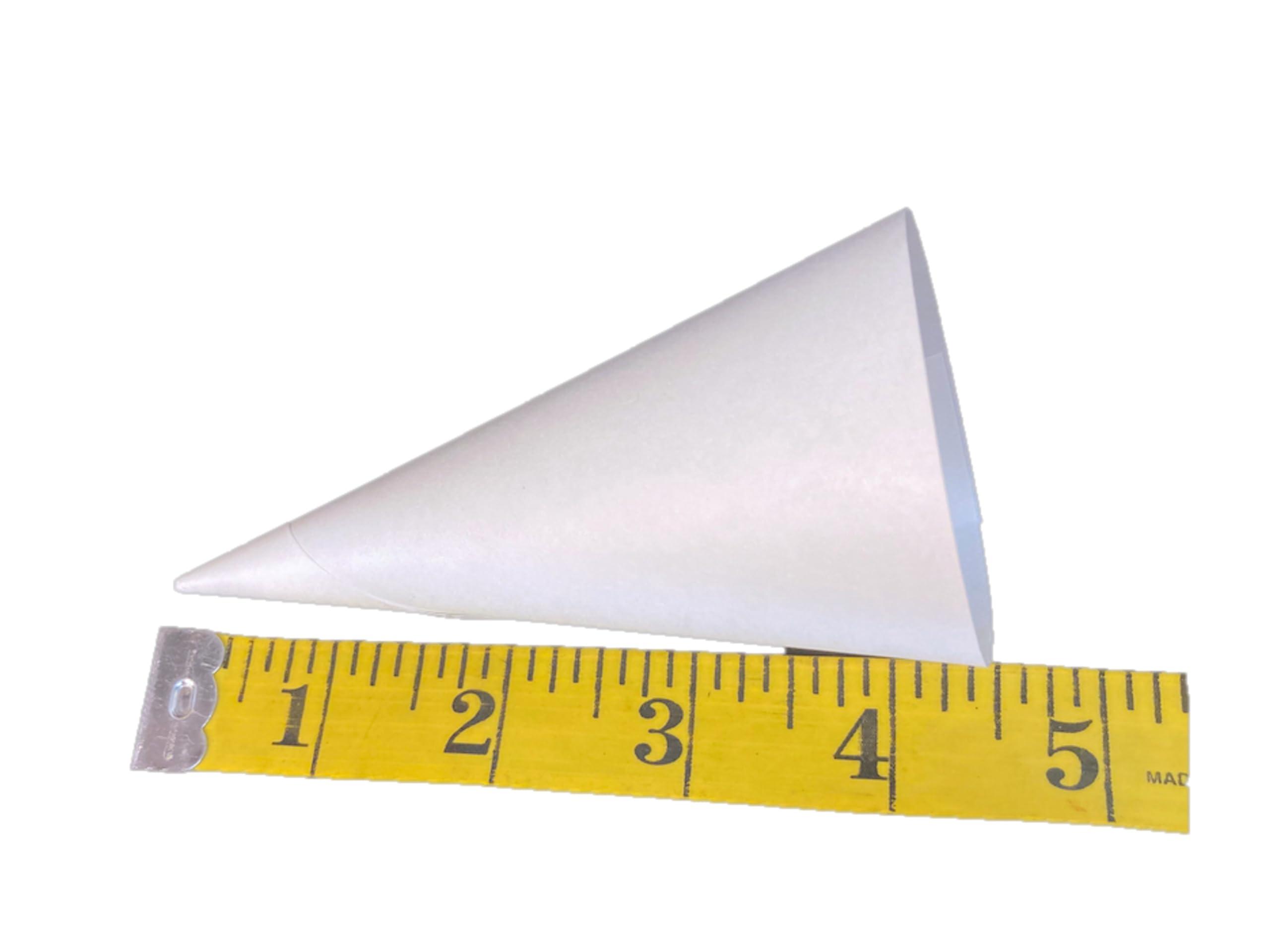 Dot Red Dot Red - 200 Medium Sugar Cone Paper Jackets - Recyclable - Straight Edge Ice Cream Waffle Cone Jacket (200 Pack)