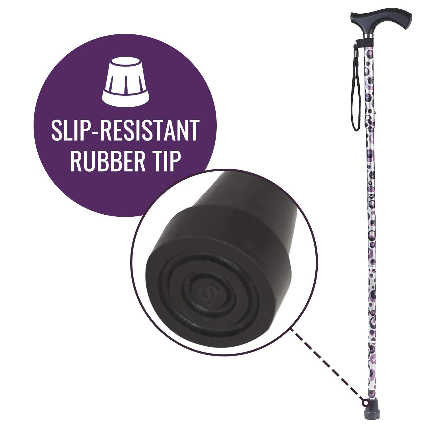 Switch Sticks Switch Sticks Walking Cane for Men or Women, Foldable and Adjustable from 32-37 Inches, FSA and HSA Eligible, Storm