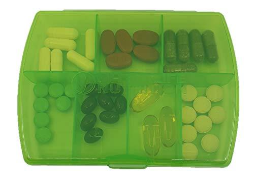 Popos Store Herbalife Pill Tablet Box Container Dispenser Middle 7-Slot
