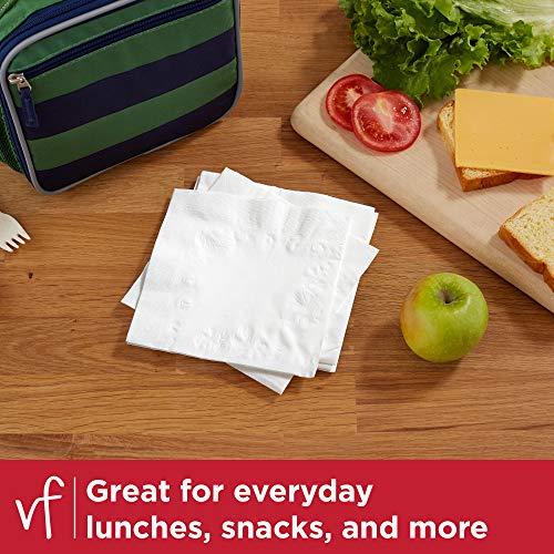 Vanity Fair Vanity Fair Everyday Casual Paper Napkins, Classic White, 100 Count (Pack of 12)