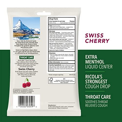 Ricola Ricola Original 21 Count Max Swiss Cherry 34 Count Throat & Cough Drops Bundles