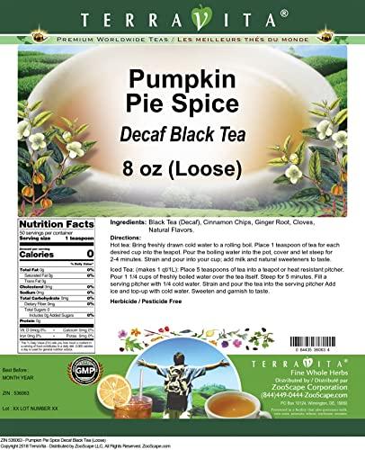 TerraVita Pumpkin Pie Spice Decaf Black Tea (Loose) (8 oz, ZIN: 536063)