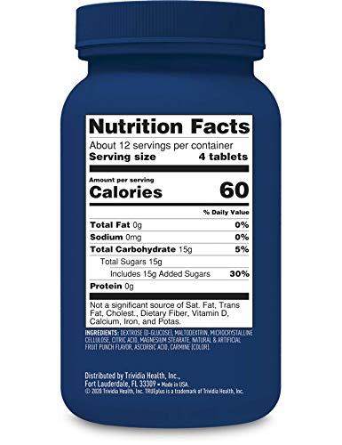 TRUEplus TRUEplus Glucose Tablets, Tropical Fruit Flavor - 50ct Bottle (6)