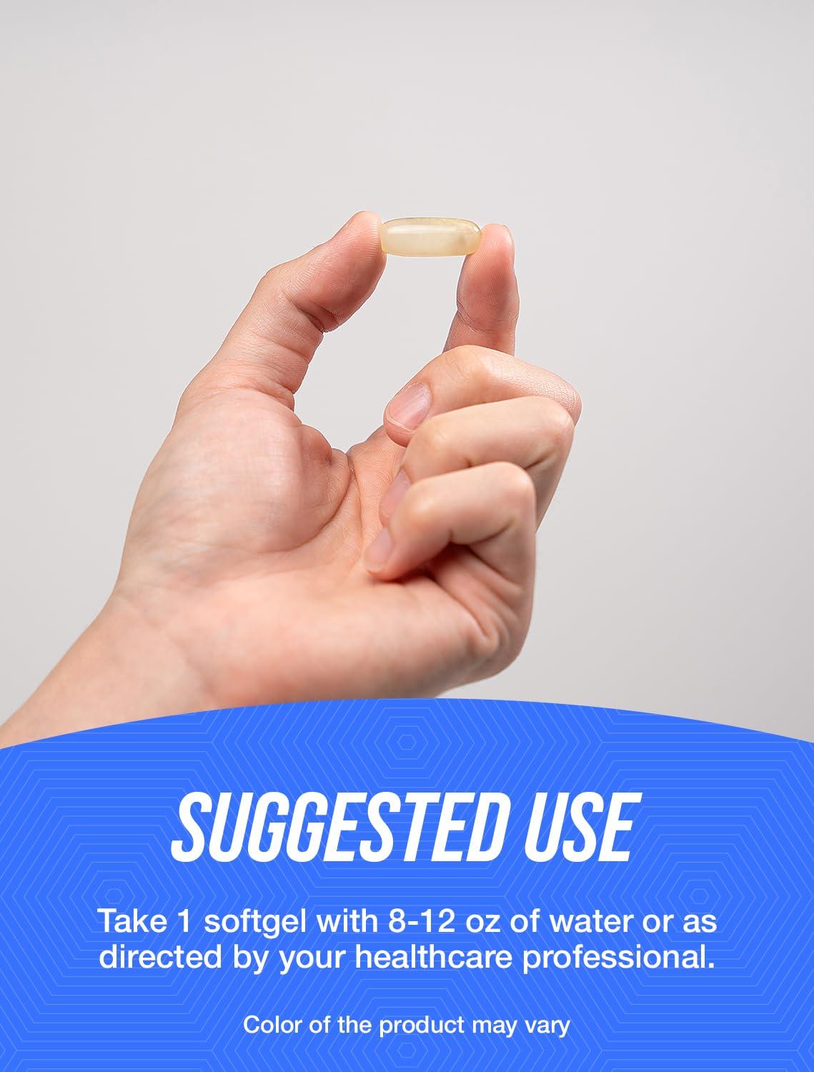 BULKSUPPLEMENTS.COM BulkSupplements.com Vitamin E 400 IU Softgels - Vitamin E Supplement, Vitamin E Softgels - as D-Alpha-Tocopherol, Antioxidants - Gluten Free, 1 Softgel per Serving, 180 Count (Pack of 1)