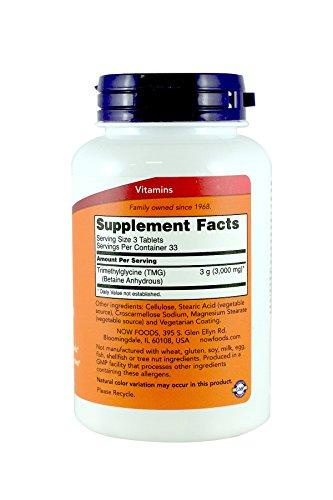 Now Foods NOW TMG 1000mg, 100 Count (Pack of 2)