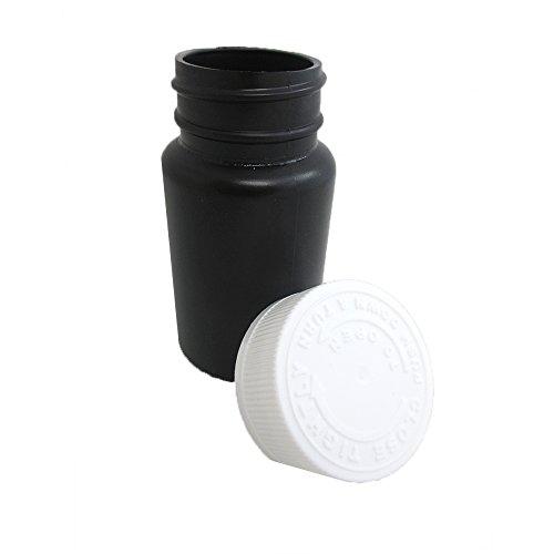 ATB 2 Empty Plastic Pill Bottles Medicine Container Vitamin Case Drug Capsule Holder