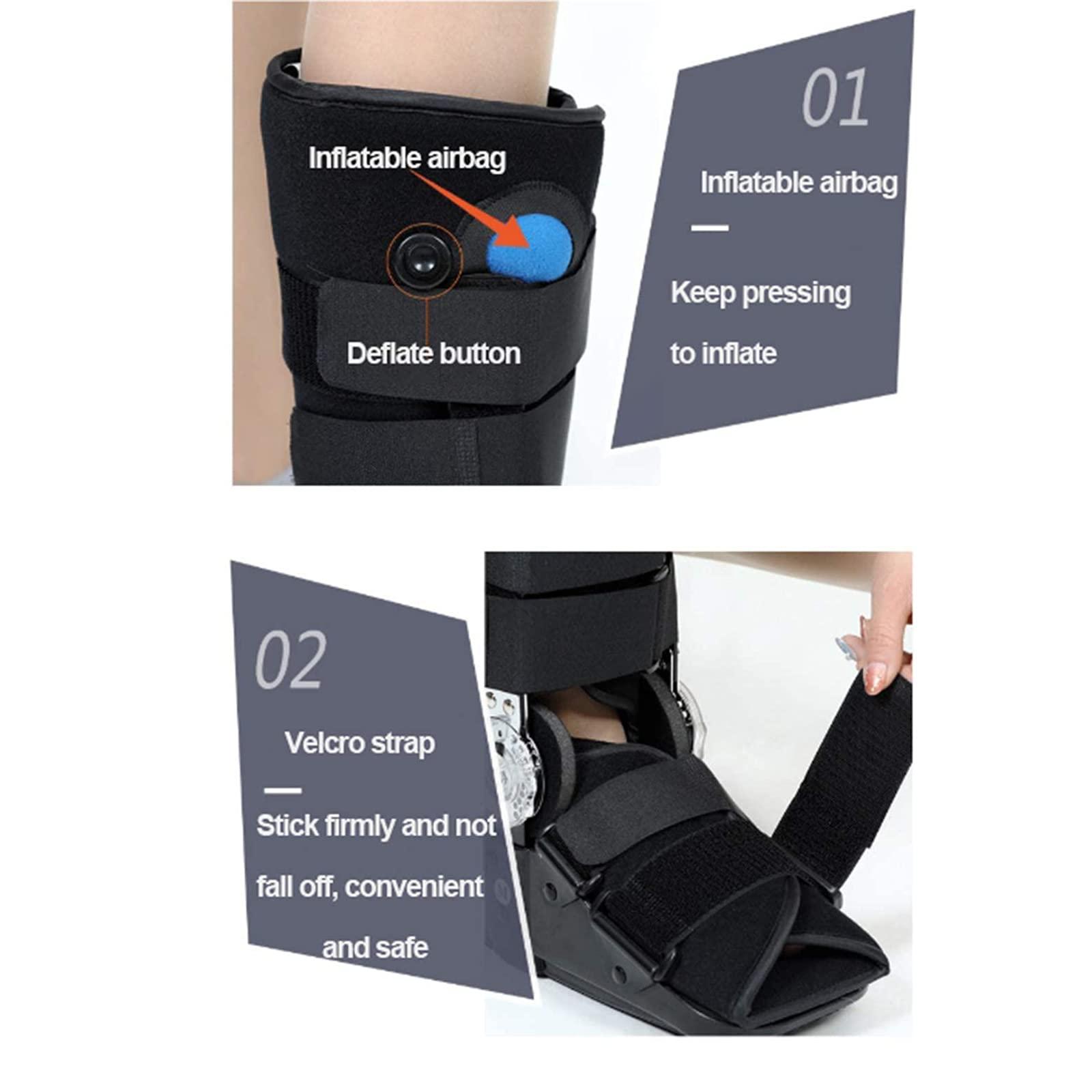 ZJDYDY Night Splint For Plantar Fasciitis, Foot Drop Orthopedic Brace Night Sleep Support Right Or Left Foot, Back Pain Relief Achilles Tendonitis Strain Support ()