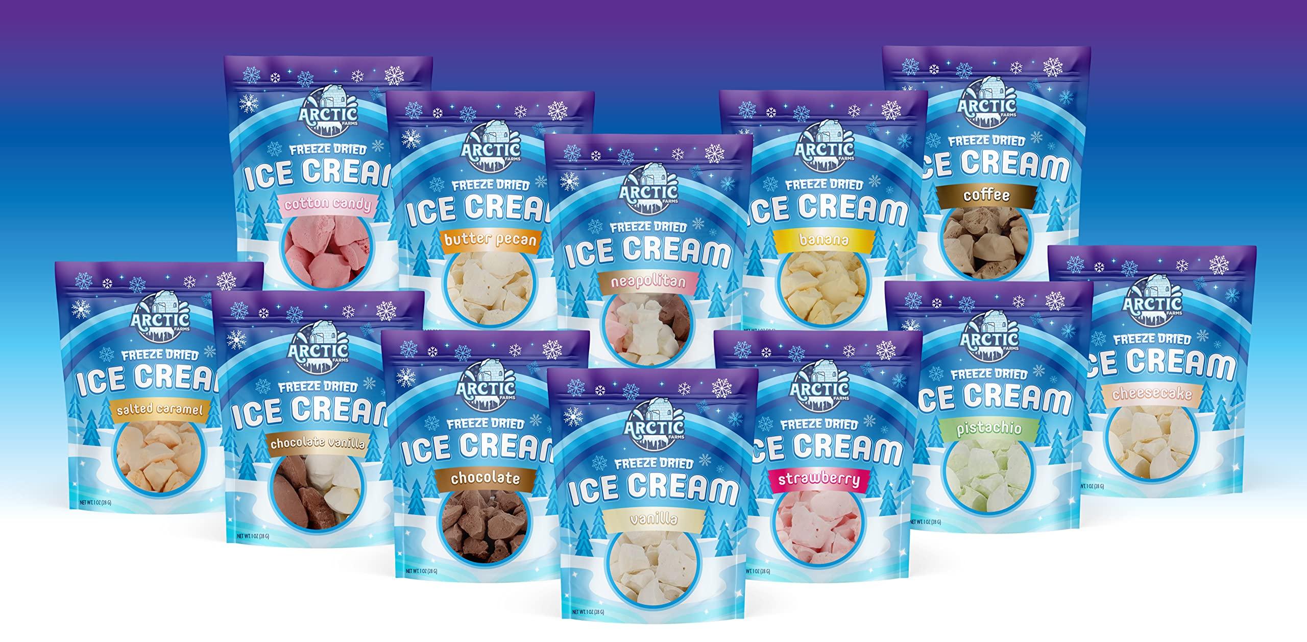Arctic Farms Arctic Farms Freeze Dried Ice Cream that Does Not Melt (Vanilla)