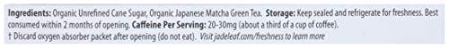 Jade Leaf Organics Llc JADE LEAF MATCHA Organic Japanese Green Tea Original Matcha Latte Mix, 3.5 OZ