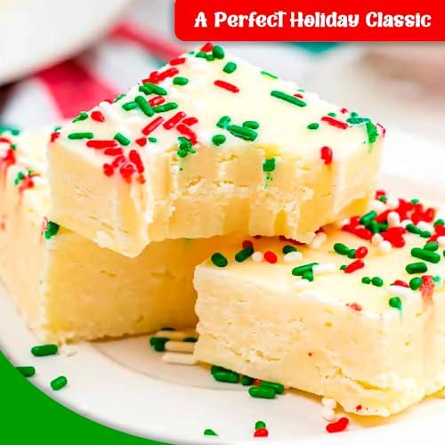 Sprinkle Me This Christmas Sprinkles - Holiday Sprinkles For Baking And Decorating - A Variety Of Bulk Sprinkles Sure To Fit Every Baking Need For The Holidays - 4 Ounce Variety (Christmas Jimmies)