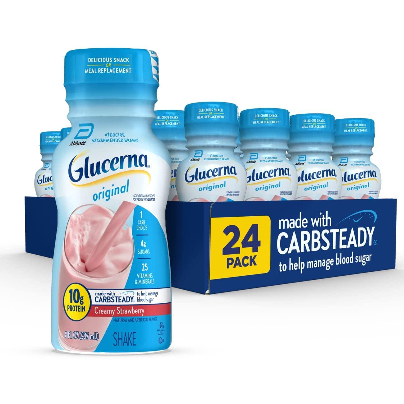 Ensure Plus Ensure Plus Nutrition Shake 24 Pack & Glucerna Diabetic Nutritional Shake 24 Count