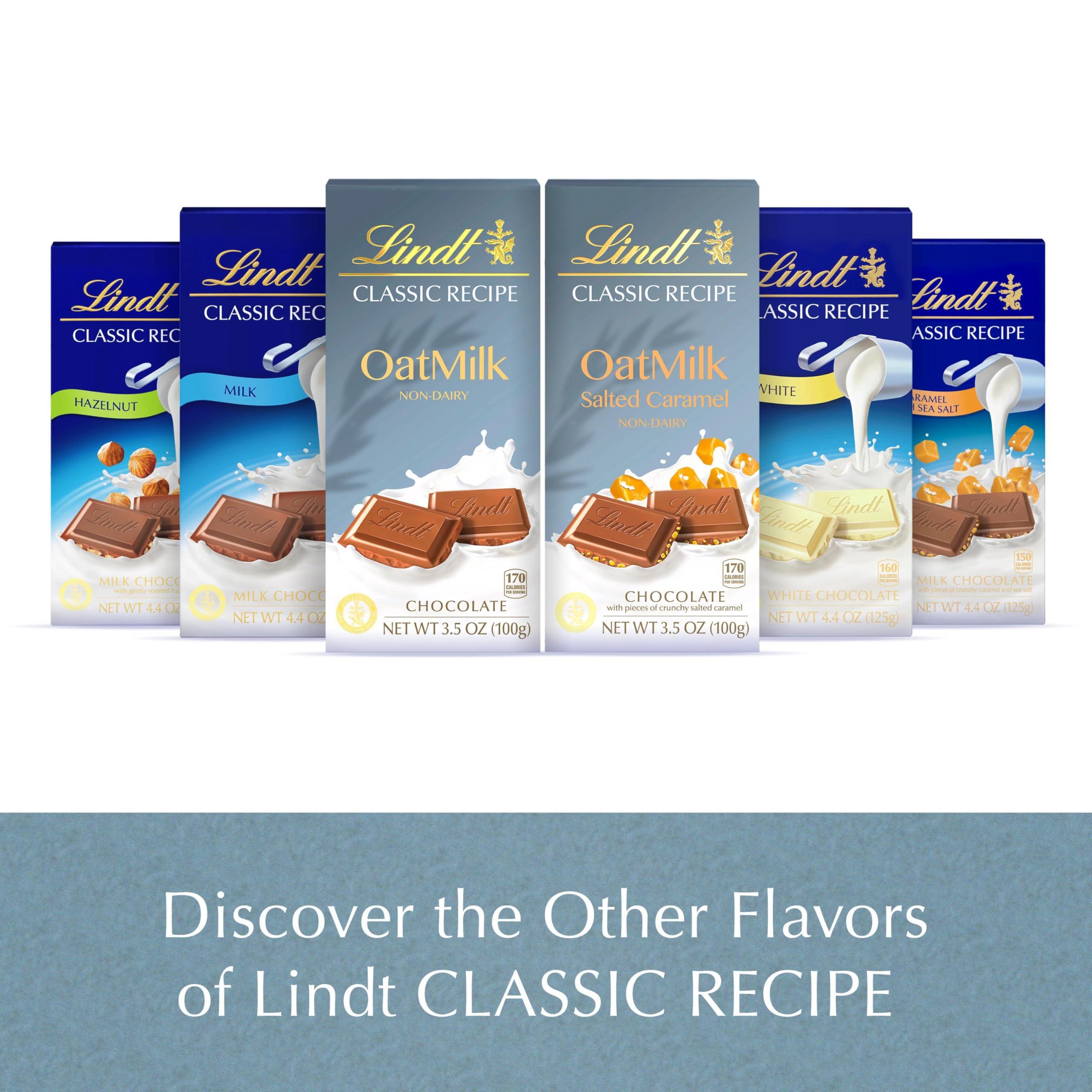 Lindt Lindt CLASSIC RECIPE OAT MILK Plain Chocolate Bar, 3.5 oz.